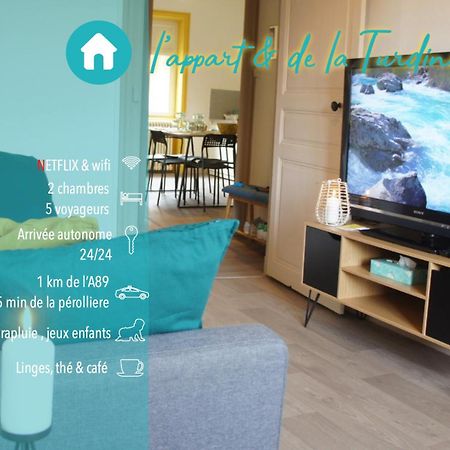 L'Appart & De La Turdine A L'Arbresle Entree Autonome Eveux Dış mekan fotoğraf
